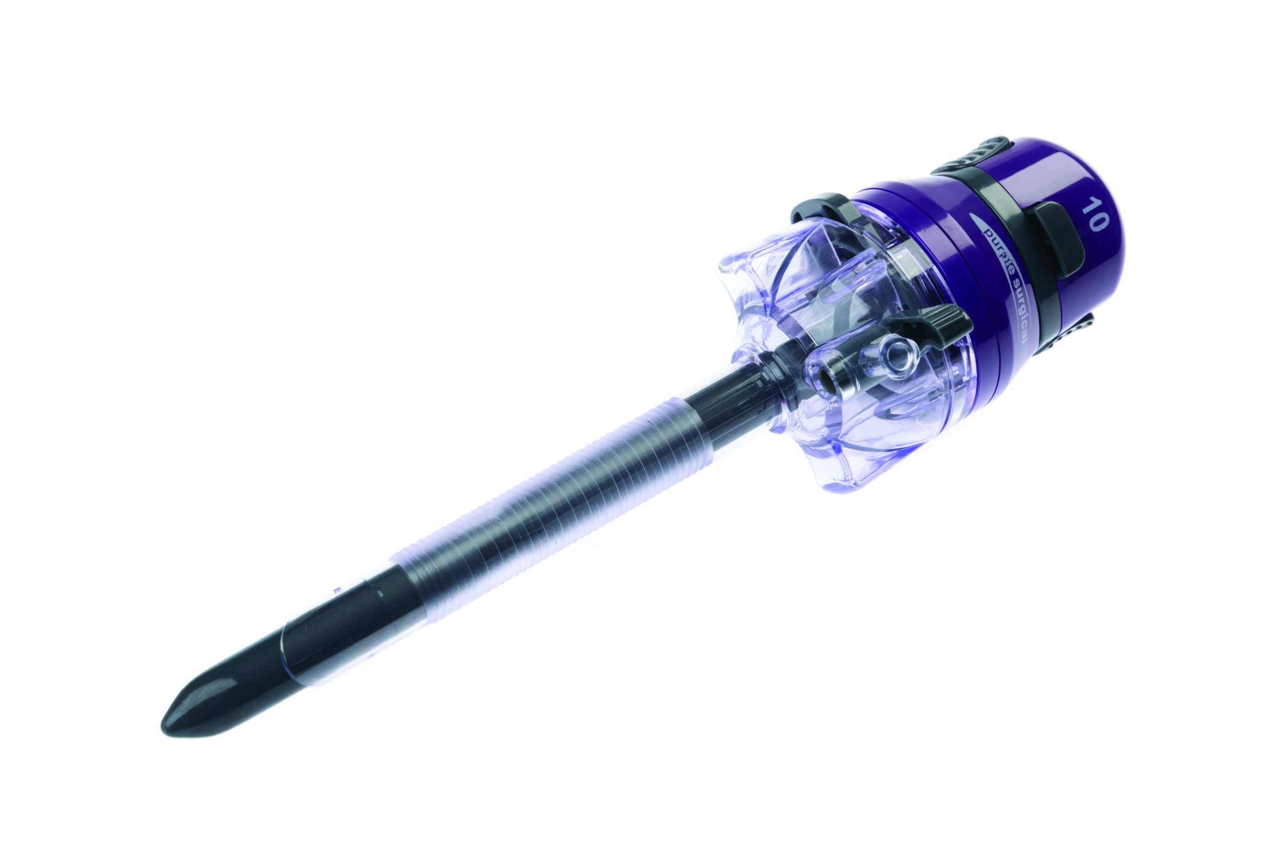 Purple Auto Shield Trokar 10mm