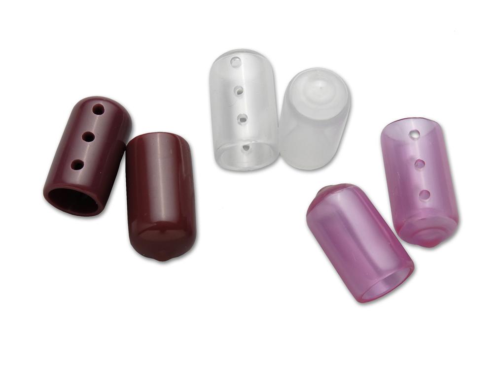 Instrumentenspitzenschutz rotbraun-transparent, nicht belüftet