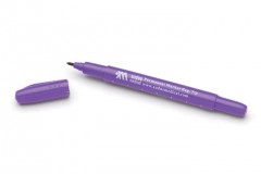 Permanent Marker Black, Normale Spitze, runder Stift mit Lables