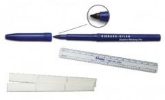 Hautmarkierstift "Modern Style" , normale Spitze mit Label und Lineal